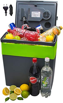 Steinborg - Frigorifero elettrico da 30 litri 2 in 1, borsa frigo, borsa termica, Gora Grey/Gilmo Grey.