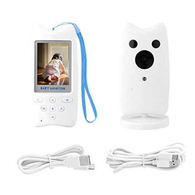 【𝐏𝐫𝐨𝐦𝐨𝒛𝐢𝐨𝐧𝐞 𝐝𝐢 𝐏𝐚𝐬𝐪𝐮𝐚】 Neufday Videocamera per Baby Monitor Digitale per Visione Notturna ， Videocamera Digitale Wireless a 2 canali da 2,4"per Vision