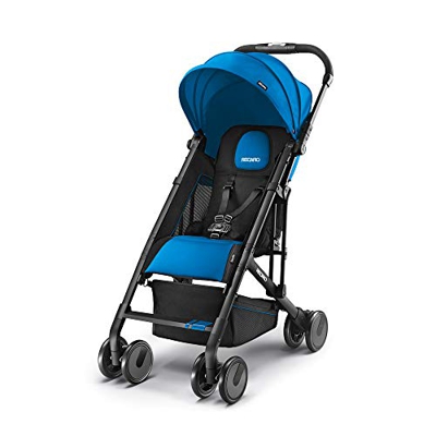 Recaro Kids, Passeggino Easylife, Passeggino Ultraleggero (6 mesi-15 Kg), Passeggino Pieghevole da Viaggio, Compatto, Pratico, Leggero, 5.7 Kg, Saphir