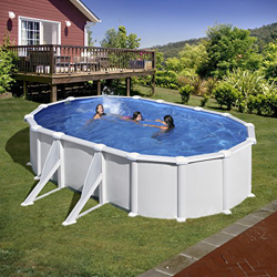 Gre KITPROV508 - Piscina ovale bianca 4 rinforzi laterali Dim: 500x300 h 132 precio