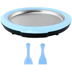 ADDFOO Gelatiera Arrotolata - Vaschetta Istantanea per Gelatiere con 2 Spatole, Gelatina Rotonda Sweet Spot per Bambini Blu precio