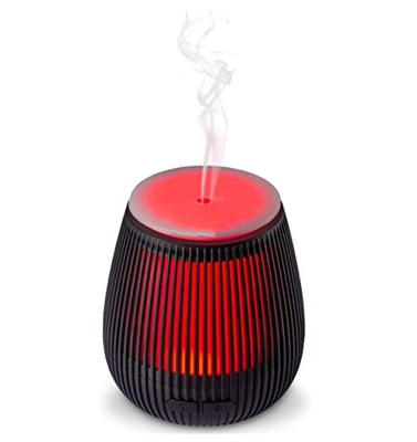 YZCX Diffusore di Oli Essenziali Diffusore di Aromi Ultrasuoni 100ml Umidificatore Vaporizzatore Ambiente Luci Notturne 7 Colori Regalo per Natale Com