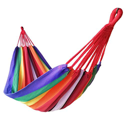 GOCAN Amaca Singola Brasiliana 1 Persona Tela 200X100 cm Lunghezza Totale 310 cm Carico 250 kg Amaca in Cotone per Patio Veranda Giardino Giardino Sdr características