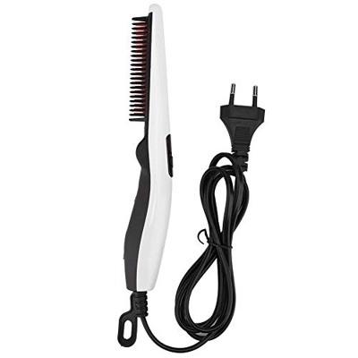 Pettine multifunzionale per lo styling della barba ABS + piastra riscaldante Riscaldamento per baffi Pettine per lo styling del riscaldamento Uomo Uso