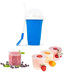 DIY Slushy Maker Ice Cup TIK TOK Quick Frozen Magic cup Slushy Smoothie Cups Squeeze Cup Homemade Milk Shake Ice Cream Maker DIY it for Children's Adu precio
