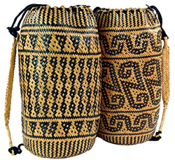 GURU SHOP Zaino Etno Indonesiano Intrecciato, Unisex - Adulti, Multicolore, Size:One Size, Zaini e Borse da Palestra características