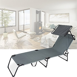 HG® Strandliege Comfort prendisole respirabile Regolabile con divano di protezione da 6,9 kg grigio en oferta