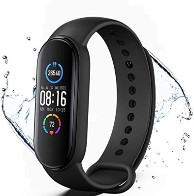 Smartwatch Fitness Tracker con cardiofrequenzimetro Contacalorie Step Monitor del sonno IP67 Smartwatch impermeabile Contapassi di rilevamento delle a