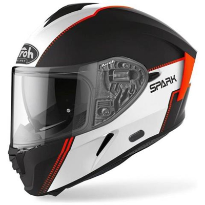 Spark Flow Orange Matt Casco Integrale Taglia Xs