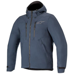 Felpa Con Cappuccio E Zip Alpinestars Domino Tech Blu Blu Scuro (s, Blu Scuro) precio