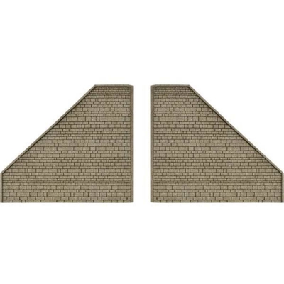 Vollmer 48101 H0 Muro di contenimento Modello pronto, già assemblato