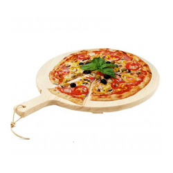 Tagliere Rotondo in Legno di Abete con Manico Ø 49x1,8 h Cm características