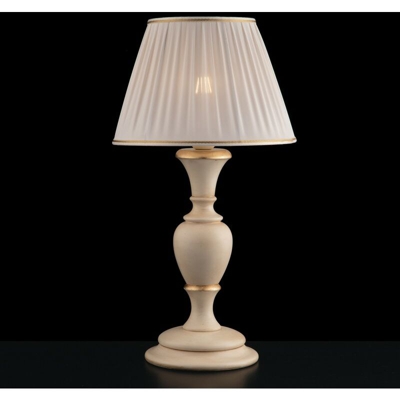 Lume barocco como in legno e pasta di legno avorio e foglia oro