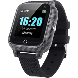 Smartwatch BodyOne Uomo Donna Bambino con SIM Card, Misurazione temperatura, Chiamate/SMS/SOS, GPS, Contapassi, Activity Tracker (Nero) características