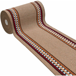 Tappeto Cucina Beige Antiscivolo 100% Made in Italy Passatoia Corsia Bordata Ingresso Lavabile In Varie misure - 57x400 cm características