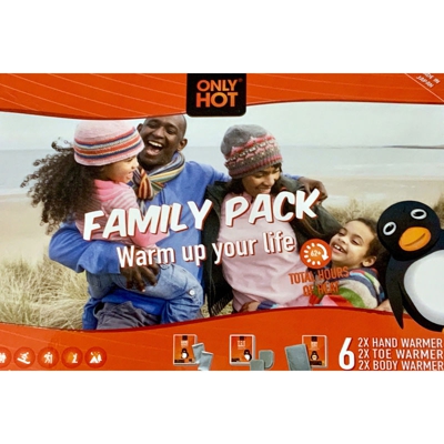 Toe Warmer - FAMILY PACK ONLY HOT 6 WARMER SCALDA MANI PIEDI CORPO ONLY HOT VIAGGI GITE