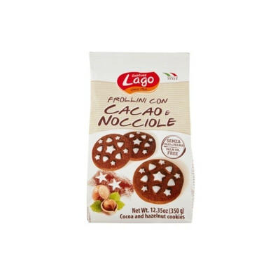 Frollini Cacao e Nocciole 350 gr Lago