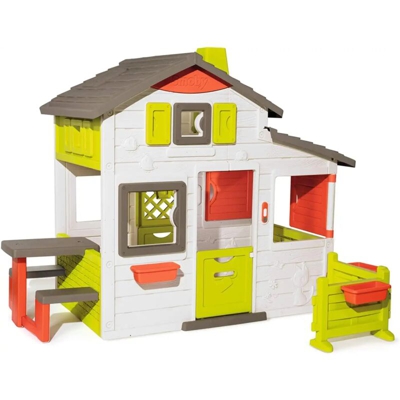 Smoby Casa Casetta Per Bambini Neo Amica Con Tavolo Pic Nic 217x171x172 cm