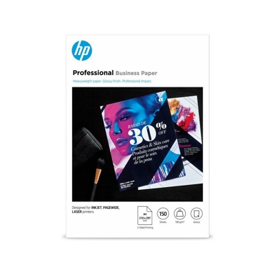 Professional Multi-use Glossy FSC Papers 180 gsm-150 sht/A4/210 x 297 mm carta inkjet A4 (210x297 mm) Lucida 150 fogli Bianco - HP