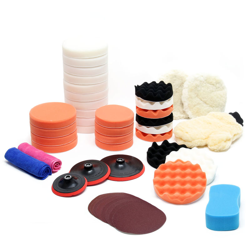Set di accessori per lucidatrice da 44 pezzi spugne di lucidanti di 150mm e 180mm en oferta