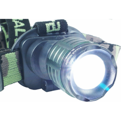 Torcia led frontale testa mimetica multifunzione bicicletta ricaricabile bl-6808 características