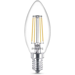 LED (monocolore) Classe energetica: A++ (A++ - E) Philips Lighting 80865801 E14 Potenza: 4.3 W Bianco caldo 5 kWh características