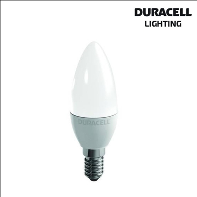 LAMPADINA LED OLIVA 6W E14 2700K - Duracell