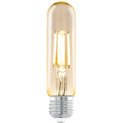 Lampadina Tubolare Vintage Ambrata E27 4W