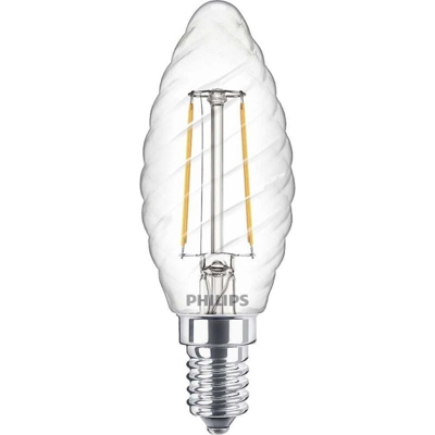 LED (monocolore) Classe energetica: A++ (A++ - E) Philips Lighting Classic 76235300 E14 Potenza: 2 W Bianco caldo