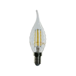 lampadina led filamento torciglione soffio vento 4 watt 220-240 volt CE E14 bianco naturale interno no wnt 56712 en oferta