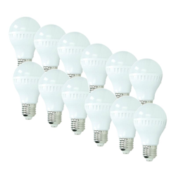 12 x LED 5W E27 2800 Kelvin Lampada Luce Bianca Calda Angolo del fascio 270 ? 335 Lumen 220-240 V Sostituisce una Lampada a Incandescenza da 40 W en oferta