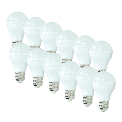 12 x LED 5W E27 2800 Kelvin Lampada Luce Bianca Calda Angolo del fascio 270 ? 335 Lumen 220-240 V Sostituisce una Lampada a Incandescenza da 40 W