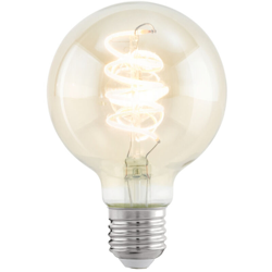Lampadina Globo Led Spirale Ambra E27 4W características