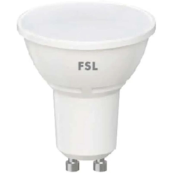 FSL - lampadina led 100° 220-240 volt 25000 ore 6 watt A+ CE GU10 bianco naturale no lif flgu10a6w40k100 características