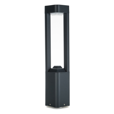 Lampada Da Pavimento LED Exterior IP54 120x600mm 10W Grigio Alluminio + PC [SL16-081A_G-WW] | Bianco Caldo (SL16-081A_G-WW)