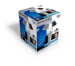 Bakaji - Lampada da giardino a energia solare 1 LED da terra alta 53 cm in acciaio inox características