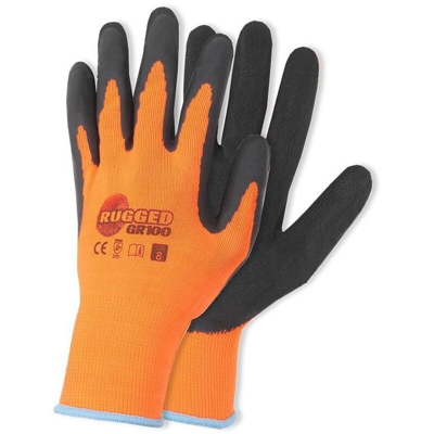 Guanti rugged gr100 - Taglia: 8, Colore: arancione