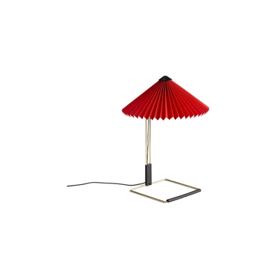 Greenice - Lampada Da Tavolo 'Matin S' Inga Sempé Rosso Brillante LED 5W 150Lm Bianco Caldo [HAY-419121_2009000] | Bianco Caldo (HAY-419121_2009000)