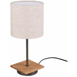 Scrivania lampada da tavolo in legno sala da pranzo lampada in tessuto luce notturna app controllo del telefono cellulare in un set che include precio