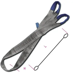 Beta Tools 81570100 Fasce SOLLEV.EN1492-1 Grigio 4 TON-L10, 10 mm en oferta