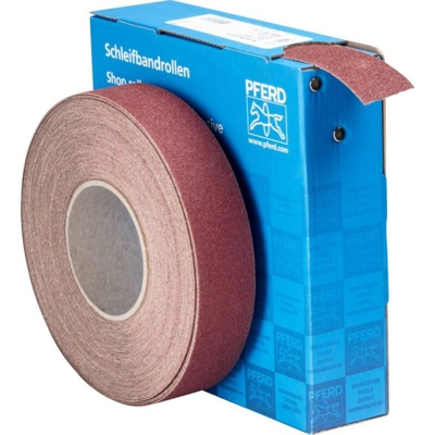 45016406 Rotolo di carta abrasiva Grana 60 (L x L) 25 m x 38 mm 25 m - Pferd