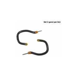 Work - 1 COPPIA DI 2 GANCI DI SUPPORTO STAFFA A MURO PORTA BICI BICICLETTA en oferta