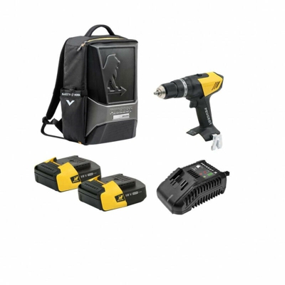 Peugeot Psp - Drill Pack PEUGEOT ENERGYDRILL-18V20 - 2 batterie 18V 2.0Ah - 1 caricatore - zaino ORIGIN 250312-250300