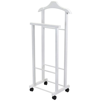 Zstyle - Servomuto appendiabiti in legno vari colori Colore fusto - Bianco