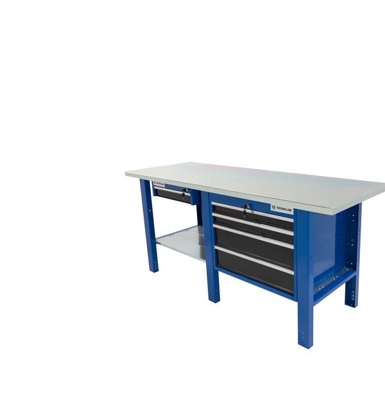 Tecnolam - Banco da lavoro Werkmeister 2000 1 modulo 4 Cassetti (720*615*565 )/ 1 Cassetto 600*510*145 Piana in Legno