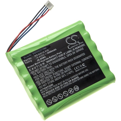 vhbw batteria sostituisce KAILY RD-KAI14.4VA per aspirapolvere home cleaner (2000mAh, 14,4V, NiMH)