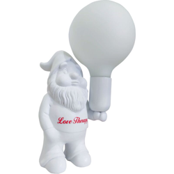 Greenice - Gnome Finire Colore Bianca Con Lampadina LED G125 Latteo (AM-NN201) características