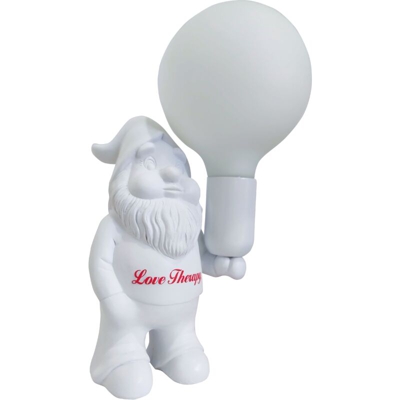 Greenice - Gnome Finire Colore Bianca Con Lampadina LED G125 Latteo (AM-NN201)