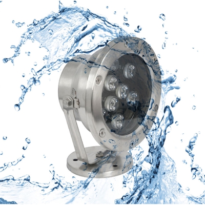 Faretto orientabile 9w IP68 luce fredda 6500K