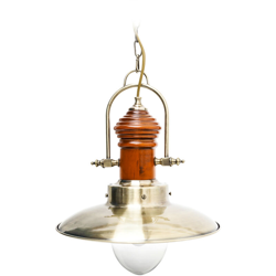 Lampadario da Soffitto, Stile Industriale, Steampunk, Ferro/Legno, Ottone, 35 x 35 x 106 cm precio